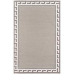 Contemporary Rectangle Area Rug, Grey, 7'6" X 9'6"