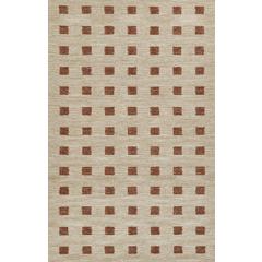 Contemporary Rectangle Area Rug, Rust, 9' X 12'