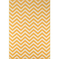 Contemporary Rectangle Area Rug, Yellow, 6'7" X 9'6"