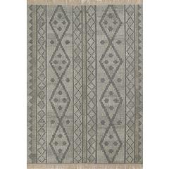 Traditional Rectangle Area Rug, Grey, 8' X 10'
