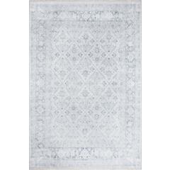 Traditional Rectangle Area Rug, Grey, 9'6" X 12'6"