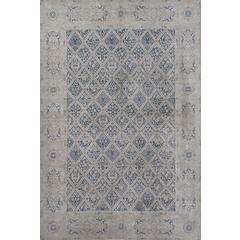 Traditional Rectangle Area Rug, Blue, 8' X 10'