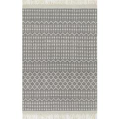 Contemporary Rectangle Area Rug, Black, 9' X 12'
