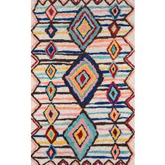 Contemporary Rectangle Area Rug, Multi, 9' X 12'