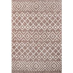Contemporary Rectangle Area Rug, Taupe, 9' X 12'