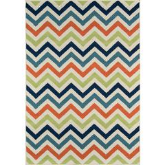 Contemporary Rectangle Area Rug, Multi, 7'10" X 10'10"