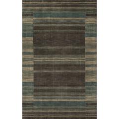Contemporary Rectangle Area Rug, Blue, 9'6" X 13'6"