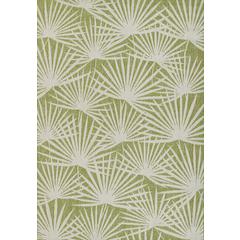 Transitional Rectangle Area Rug, Green, 5'3" X 7'6"