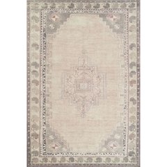 Contemporary Rectangle Area Rug, Sand, 2' X 4'
