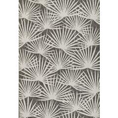 Transitional Rectangle Area Rug, Charcoal, 6'7" X 9'6"