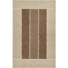 Contemporary Rectangle Area Rug, Beige, 2' X 3'