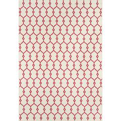 Contemporary Rectangle Area Rug, Ivory, 1'8" X 3'7"