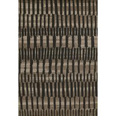 Contemporary Rectangle Area Rug, Brown, 1'8" X 3'7"