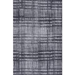 Contemporary Rectangle Area Rug, Charcoal, 9' X 12'