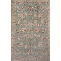Traditional Rectangle Area Rug, Sage, 2' X 3'