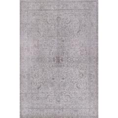 Traditional Rectangle Area Rug, Grey, 10' X 14'