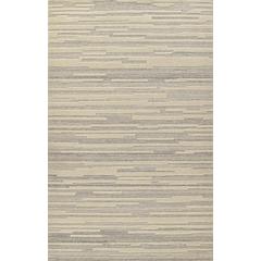 Contemporary Rectangle Area Rug, Grey, 2' X 4'