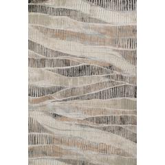 Contemporary Rectangle Area Rug, Grey, 1'10" X 2'10"