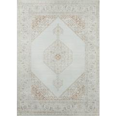 Traditional Rectangle Area Rug, Brown, 5'3" X 7'3"