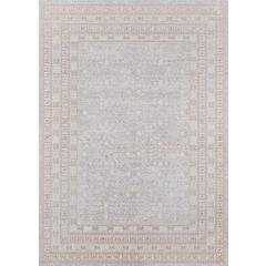 Traditional Rectangle Area Rug, Grey, 2' X 3'