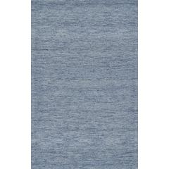 Contemporary Rectangle Area Rug, Denim, 9' X 12'