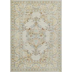 Traditional Rectangle Area Rug, Ivory, 2' X 3'