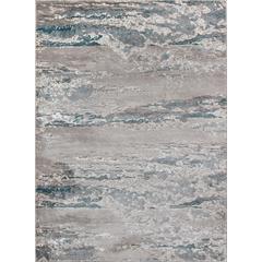 Contemporary Rectangle Area Rug, Teal, 2' X 3'