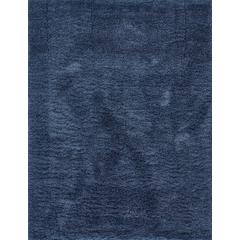 Contemporary Rectangle Area Rug, Denim, 5'3" X 7'