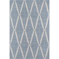 Contemporary Rectangle Area Rug, Denim, 2' X 3'