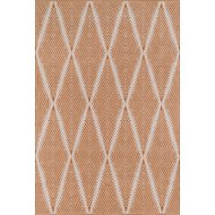 Contemporary Rectangle Area Rug, Orange, 2' X 3'
