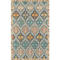 Transitional Rectangle Area Rug, Blue, 2' X 3'