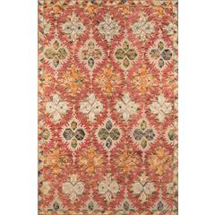 Transitional Rectangle Area Rug, Red, 2' X 3'