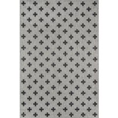 Contemporary Runner Area Rug, Grey, 2' X 6' Runner