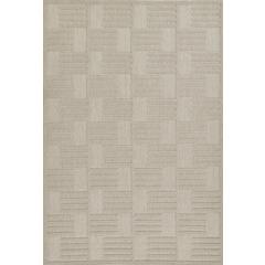 Contemporary Rectangle Area Rug, Beige, 5'3" X 7'6"
