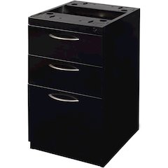 Fusion Box Box File Pedestal- Black