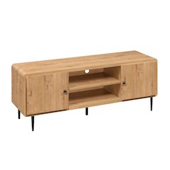 Techni Mobili Mid-Century Modern TV Stand for TV’s Up to 60”, Oak