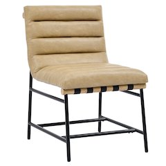 Yves Dining Table+Nicco Sand PU Chairs 7