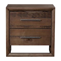 Nightstand in Warm Lifestyle Finish with Sturdy Construction
