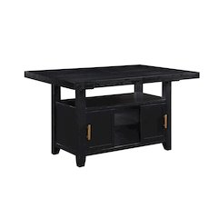 Yves Counter Height Storage Dining Set 7pc