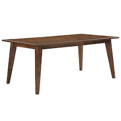 Canton 72" Solid Wood Dining Table, 6 Side Chairs