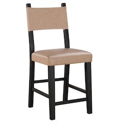 Aubrey Black Counter Chair