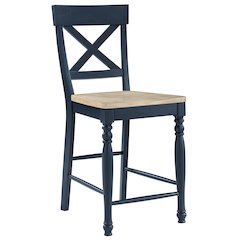 Darcy Blue Counter Chair