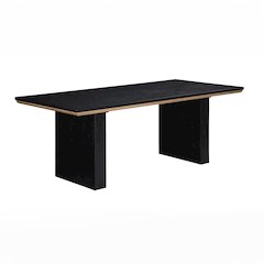 Magnolia 80-96" Dining Table w/16" Leaf, Black