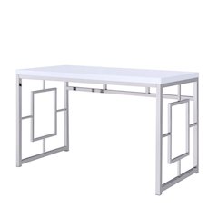 Desk, Durable Top, Contemporary Style, White