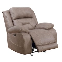 Power Glider Recliner – Plush Upholstery, Lay Flat Comfort, USB Charging