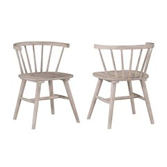 Willow Solid Wood Dining Chair, Tan
