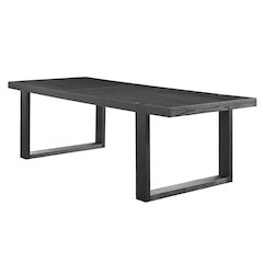 Yves Dining Table+Nicco Sand PU Chairs 5