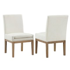 Aubrey Brown Arm Chair, Set of 2