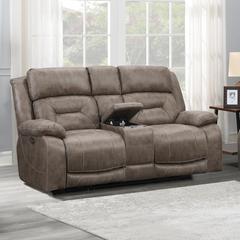 Aria Power Recliner Console - Desert Sand