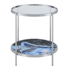 Averie Reversible Round End Table